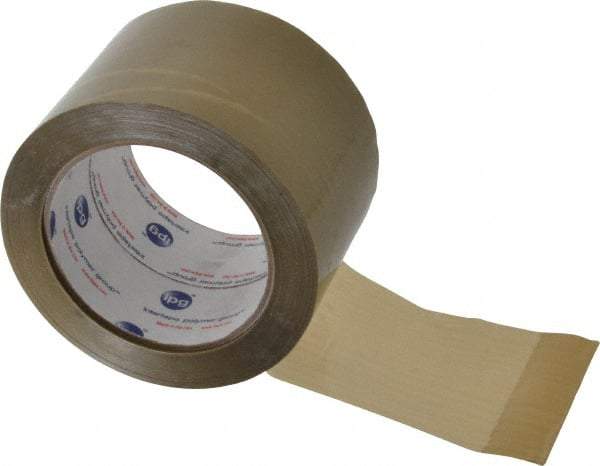 Intertape - 3" x 60 Yd Natural (Color) Rubber Adhesive Sealing Tape - Polypropylene Film Backing, 3 mil Thick, 32 Lb Tensile Strength, Series 1100 - Strong Tooling