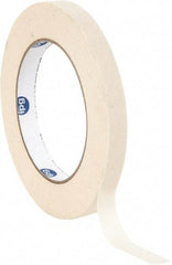 Intertape - 1/2" Wide x 60 Yd Long White Paper Masking Tape - Series 513, 5 mil Thick, 19 In/Lb Tensile Strength - Strong Tooling