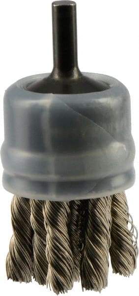 Osborn - 1" Brush Diam, Knotted, End Brush - 20,000 Max RPM - Strong Tooling