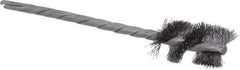 Osborn - 1" Long x 9/16" Diam Steel Internal Spiral Brush - Single Spiral, 3-1/2" OAL, 0.005" Wire Diam, 1/8" Shank Diam - Strong Tooling