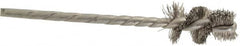 Osborn - 1/2" Diam Helical Stainless Steel Tube Brush - 0.008" Filament Diam, 1" Brush Length, 3-1/2" OAL, 1/8" Diam Shank - Strong Tooling