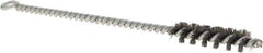 Osborn - 1/2" Diam Helical Steel Tube Brush - Single Spiral, 0.006" Filament Diam, 2" Brush Length, 8" OAL, 0.221" Diam Shank - Strong Tooling