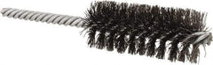 Osborn - 1" Diam Helical Steel Tube Brush - Double Spiral, 0.0104" Filament Diam, 2-1/2" Brush Length, 5" OAL, 0.238" Diam Shank - Strong Tooling