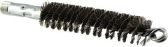 Osborn - 1" Diam Helical Steel Tube Brush - Double Spiral, 0.01" Filament Diam, 4-1/2" Brush Length - Strong Tooling