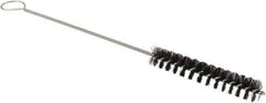 Osborn - 1/2" Diam Helical Nylon Tube Brush - 0.008" Filament Diam, 3" Brush Length, 8-1/2" OAL, 1/8" Diam Shank - Strong Tooling