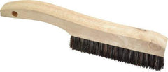 Osborn - 4 Rows x 18 Columns Tampico Plater's Brush - 5-1/4" Brush Length, 10" OAL, 1" Trim Length, Wood Shoe Handle - Strong Tooling