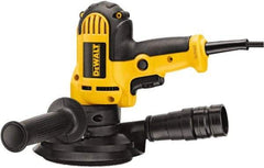 DeWALT - 5" Max Disc, 3,700 RPM, Electric Handheld Disc Sander - 120 Volts, Includes Wrench, 5" H&L Pad & Dust Shroud - Strong Tooling