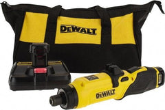 DeWALT - 8 Volts, Lithium-Ion Battery, Swivel Handle Cordless Screwdriver - 430 RPM, 23 Inch/Lbs. Torque - Strong Tooling