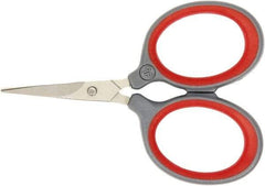 Clauss - 1" LOC, 3" OAL Titanium Scissors - Plastic Handle, For Paper, Fabric - Strong Tooling