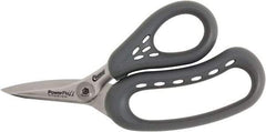 Clauss - 4" LOC, 7" OAL Titanium Shears - Plastic Handle, For Paper, Fabric - Strong Tooling