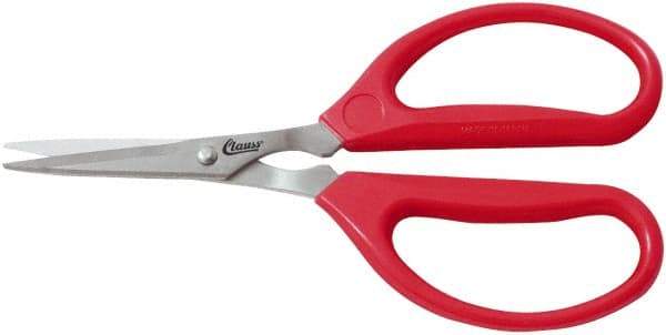 Clauss - 3" LOC, 9-1/4" OAL Stainless Steel Trimmers - Plastic Handle, For Paper, Fabric - Strong Tooling