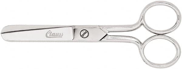 Clauss - 2" LOC, 8-5/8" OAL Carbon Steel Blunt Point Scissors - For Paper, Fabric - Strong Tooling