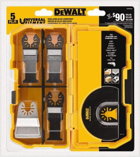 DeWALT - Oscilating Rotary Tool Accessory Kit - UNIVERSAL FITMENT, For Use on All Major Brands (no Adapter Required) - Strong Tooling