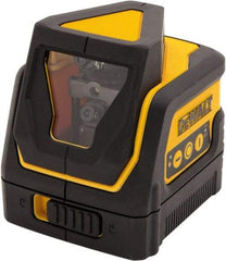 DeWALT - 2 Beam 165' Max Range Line Laser Level - Red Beam, 3/32" Accuracy, Battery Included - Strong Tooling