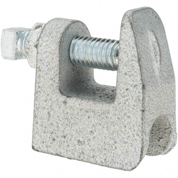 Value Collection - 3/8" Rod Pipe Support Junior C-Clamp - 250 Lb. Capacity - Strong Tooling