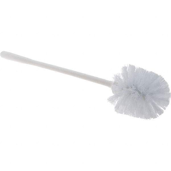 Value Collection - Toilet Bowl Brush - Synthetic, Plastic Handle, White - Strong Tooling