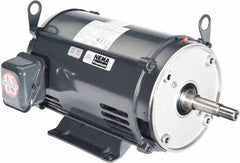 US Motors - 10 hp, ODP Enclosure, No Thermal Protection, 3,505 RPM, 575 Volt, 60 Hz, Three Phase Energy Efficient Motor - Size 213 Frame, Rigid Mount, 1 Speed, Ball Bearings, 10.2 Full Load Amps, F Class Insulation, CCW Lead End - Strong Tooling