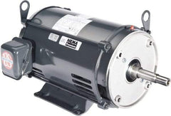 US Motors - 7-1/2 hp, ODP Enclosure, No Thermal Protection, 3,495 RPM, 575 Volt, 60 Hz, Three Phase Energy Efficient Motor - Size 184 Frame, Rigid Mount, 1 Speed, Ball Bearings, 7.2 Full Load Amps, F Class Insulation, CCW Lead End - Strong Tooling