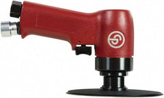 Chicago Pneumatic - 3 to 5" Disc, 12,000 RPM, Pneumatic Handheld Disc Sander - 22 CFM, 1/4" Inlet, 0.5 hp, 90 psi - Strong Tooling