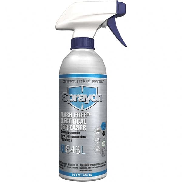 Sprayon - 16 Ounce Bottle Electrical Grade Cleaner/Degreaser - Nonflammable, Plastic Safe - Strong Tooling