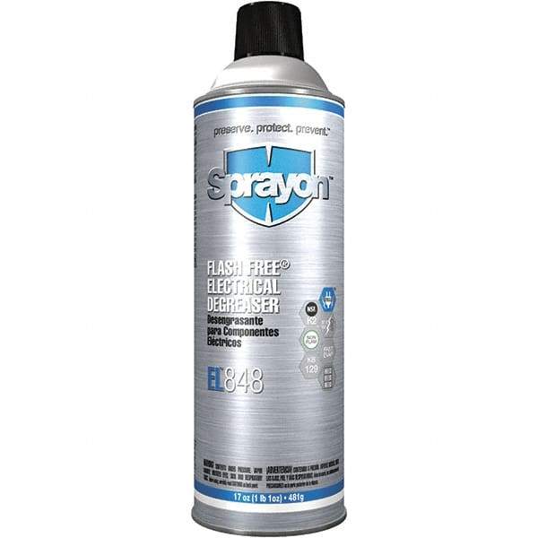 Sprayon - 16 Ounce Aerosol Electrical Grade Cleaner/Degreaser - Nonflammable, Plastic Safe - Strong Tooling