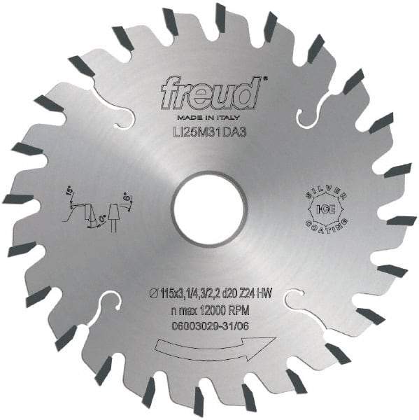 Freud - 200mm Diam, 45mm Arbor Hole Diam, 36 Tooth Wet & Dry Cut Saw Blade - Carbide-Tipped, Standard Round Arbor - Strong Tooling