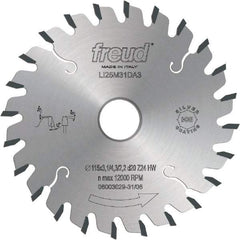 Freud - 180mm Diam, 45mm Arbor Hole Diam, 36 Tooth Wet & Dry Cut Saw Blade - Carbide-Tipped, Standard Round Arbor - Strong Tooling