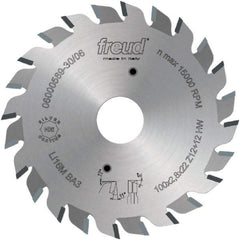 Freud - 120mm Diam, 22mm Arbor Hole Diam, Wet & Dry Cut Saw Blade - Carbide-Tipped, Standard Round Arbor - Strong Tooling