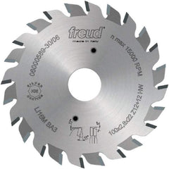 Freud - 120mm Diam, 20mm Arbor Hole Diam, Wet & Dry Cut Saw Blade - Carbide-Tipped, Standard Round Arbor - Strong Tooling