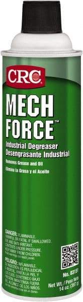 CRC - 20 oz Aerosol Cleaner/Degreaser - Aerosol, Nonchlorinated Blend of Organic Solvents - Strong Tooling