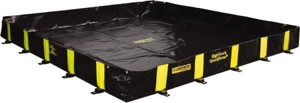 Justrite - 475 Gal Low Wall Berm - 8' Wide x 8" Long - Strong Tooling