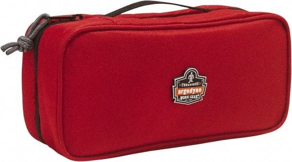 Ergodyne - 1 Pocket Red Polyester Tool Bag - 10" Wide x 4-1/2" Deep x 3" High - Strong Tooling