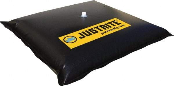 Justrite - 66" Long x 42" Wide, Vinyl Drain Seal - Black, Use to Stop Contaminated Groundwater From Going Down the Drain - Strong Tooling