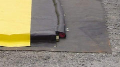 Justrite - 56' Long x 6' Wide, Spill Containment Berm Track Mat - Compatible with Berm - Strong Tooling