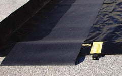 Justrite - 28' Long x 3' Wide, Spill Containment Berm Track Mat - Compatible with Berm - Strong Tooling