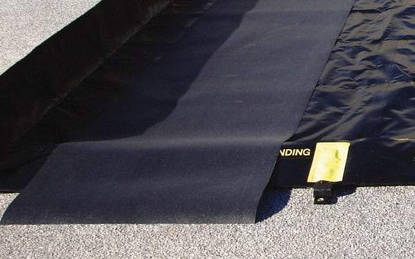 Justrite - 10' Long x 3' Wide, Spill Containment Berm Track Mat - Compatible with Berm - Strong Tooling