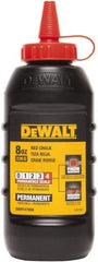 DeWALT - 8 oz Container Chalk Refill - Permanent Red - Strong Tooling