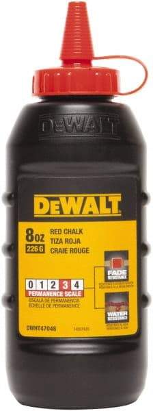 DeWALT - 8 oz Container Chalk Refill - Red - Strong Tooling