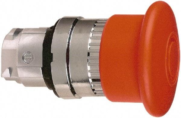 Schneider Electric - 22mm Mount Hole, Extended Mushroom Head, Pushbutton Switch Only - Round, Red Pushbutton, Maintained (MA), Momentary (MO) - Strong Tooling