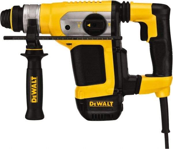 DeWALT - 1-1/8" SDS Chuck Electric Rotary Hammer - 0 to 4,700 BPM, 0 to 820 RPM, Reversible - Strong Tooling