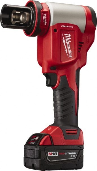 Milwaukee Tool - 20 Piece, 1-1/2 to 2" Punch Hole Diam, Power Knockout Set - Strong Tooling