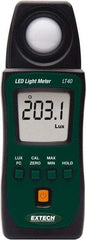 Extech - AAA Batteries, 40,000 FC, LCD Display, Color Corrected Photodiode, Light Meter - 3 Accuracy, Compatible with LED Lighting - Strong Tooling