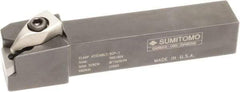 Sumitomo - DTFN, Right Hand Cut, 91° Lead Angle, 3/4" Shank Height x 3/4" Shank Width, Indexable Turning Toolholder - 4-1/2" OAL, TNMG 33 Insert Compatibility, Series Dual Clamp - Strong Tooling