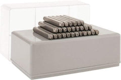 C.H. Hanson - 27 Piece, 3/32" Character Steel Stamp Set - Letters, Heavy Duty - Strong Tooling