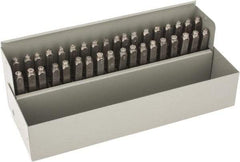 C.H. Hanson - 36 Piece, 3/32" Character Steel Stamp Set - Letters & Figures, Heavy Duty - Strong Tooling