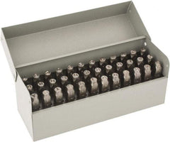 C.H. Hanson - 36 Piece, 1/4" Character Steel Stamp Set - Letters & Figures, Heavy Duty - Strong Tooling