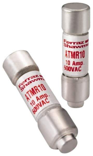 Ferraz Shawmut - 600 VAC/VDC, 0.13 Amp, Fast-Acting General Purpose Fuse - Clip Mount, 1-1/2" OAL, 100 at DC, 200 at AC kA Rating, 13/32" Diam - Strong Tooling