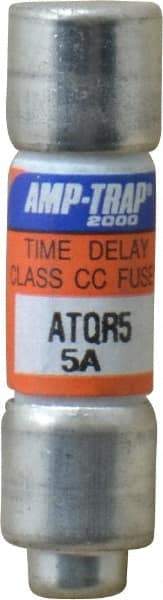 Ferraz Shawmut - 300 VDC, 600 VAC, 5 Amp, Time Delay General Purpose Fuse - Clip Mount, 1-1/2" OAL, 100 at DC, 200 at AC kA Rating, 13/32" Diam - Strong Tooling