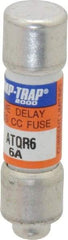 Ferraz Shawmut - 300 VDC, 600 VAC, 6 Amp, Time Delay General Purpose Fuse - Clip Mount, 1-1/2" OAL, 100 at DC, 200 at AC kA Rating, 13/32" Diam - Strong Tooling