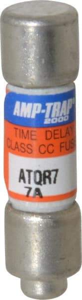 Ferraz Shawmut - 300 VDC, 600 VAC, 7 Amp, Time Delay General Purpose Fuse - Clip Mount, 1-1/2" OAL, 100 at DC, 200 at AC kA Rating, 13/32" Diam - Strong Tooling